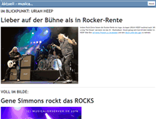 Tablet Screenshot of musicalobserver.de